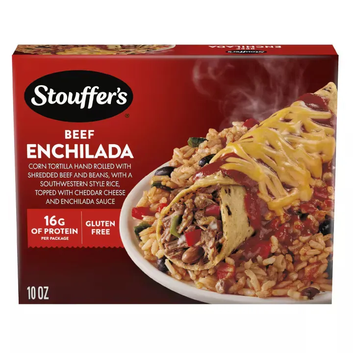 Stouffer’s Beef Enchilada package
