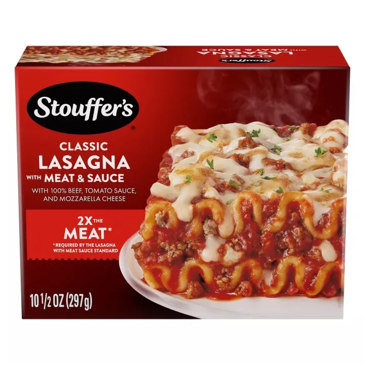 Stouffer’s Lasagna with Meat & Sauce package
