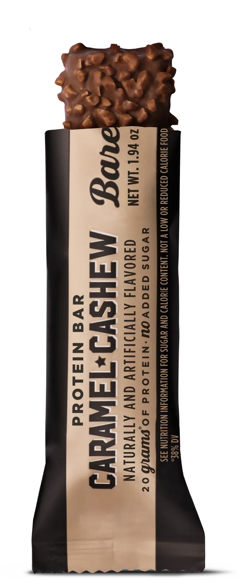 Barebells Caramel Cashew Protein Bar package