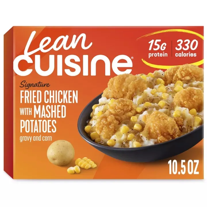 Lean Cuisine Fried Chicken with Mashed Potatoes package