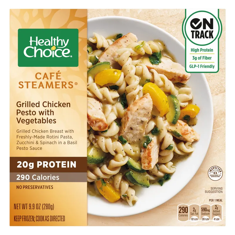Healthy Choice Grilled Chicken Pesto with Vegetables package