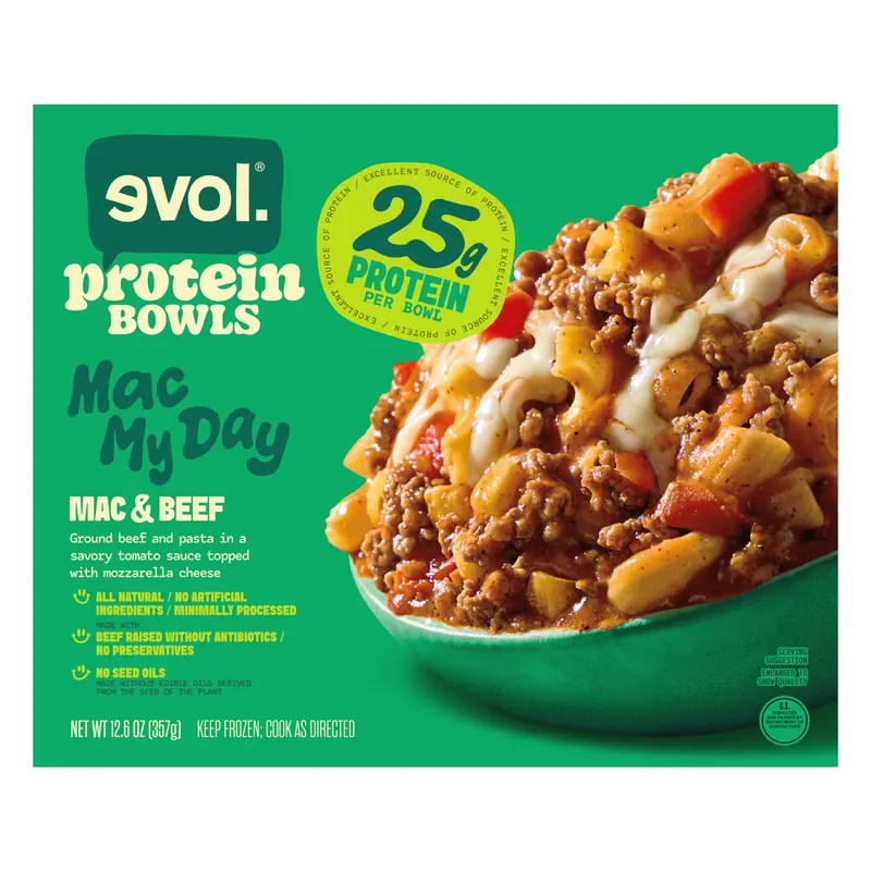 Evol Mac My Day, Mac & Beef package